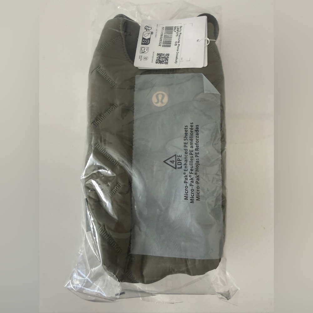 LULULEMON Quilty Pleasures Phone Crossbody Bag 1L, Bay Leaf Green - Picture 6 of 7